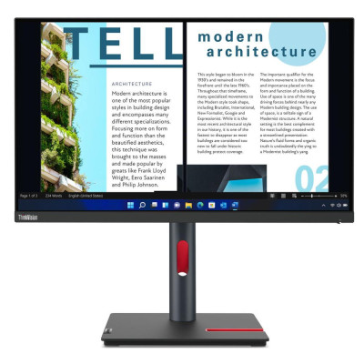 Монітор Lenovo ThinkVision P24h-30 (63B3GAT6UA)