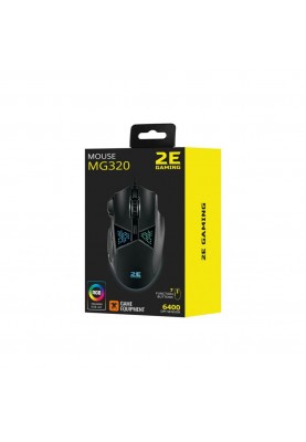 Миша 2E Gaming MG320 RGB USB Black (2E-MG320UB)