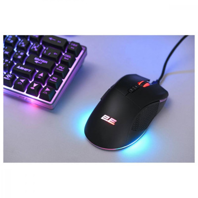 Миша 2E Gaming MG350 WL RGB Wireless/USB Black (2E-MG350UB-WL)