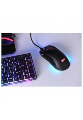 Миша 2E Gaming MG350 WL RGB Wireless/USB Black (2E-MG350UB-WL)