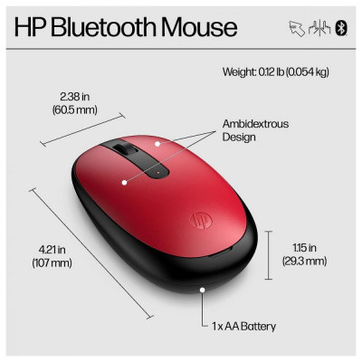 Миша HP 240 Red (43N05AA)