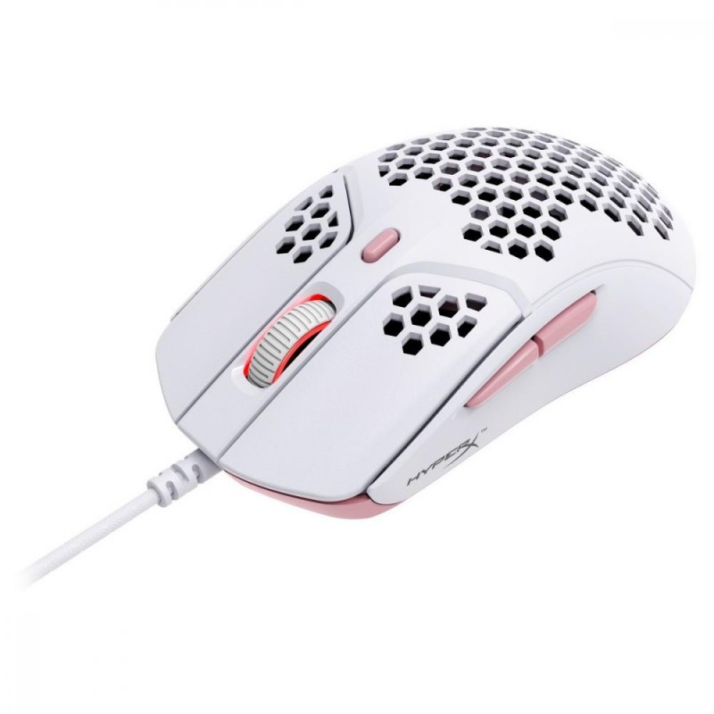 Миша HyperX Pulsefire Haste USB White/Pink (HMSH1-A-WT/G, 4P5E4AA)