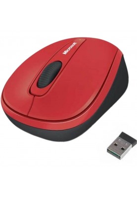 Миша Microsoft Wireless 3500 Flame Red (GMF-00293)