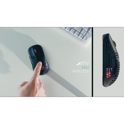 Миша Xtrfy M42 WL RGB Black (M42W-RGB-BLACK)