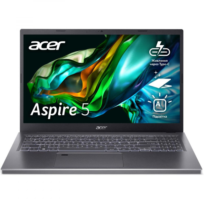 Ноутбук Acer Aspire 5 A515-48M-R836 Steel Gray (NX.KJ9EU.001)