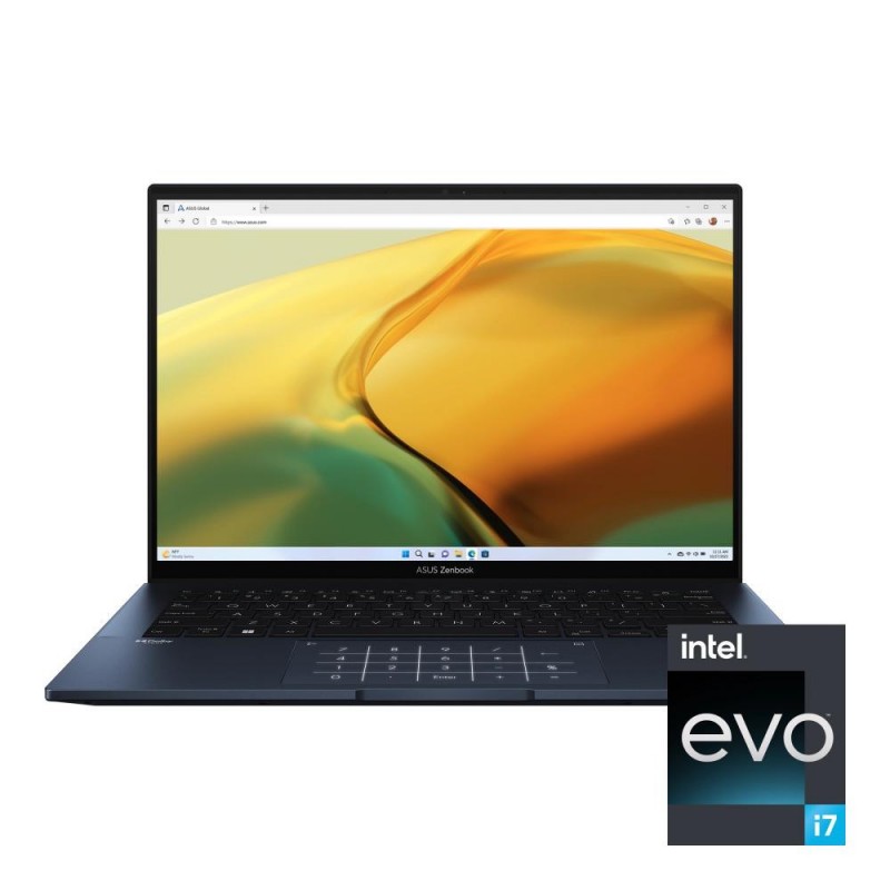 Ноутбук ASUS ZenBook 14 OLED UX3402ZA (UX3402ZA-KM390W, 90NB0WC1-M00VR0)