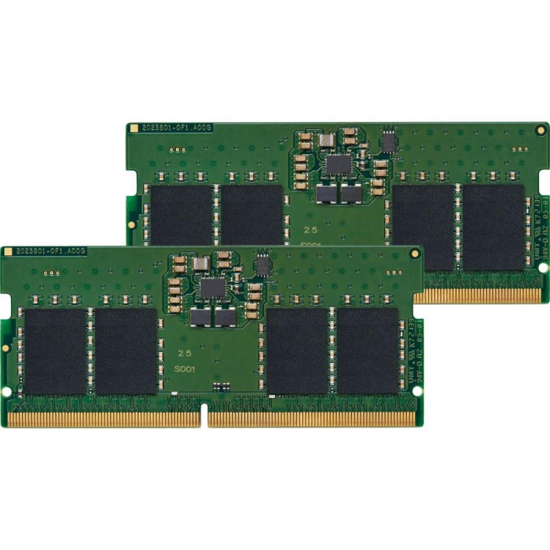 Пам'ять для ноутбуків Kingston 32 GB (2x16 GB) SO-DIMM DDR5 4800 MHz (KVR48S40BS8K2-32)