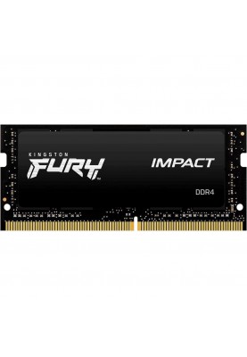 Пристрій для ноутбуків Kingston FURY 16 GB (2x8GB) SO-DIMM DDR4 3200 MHz Impact (KF432S20IBK2/16)