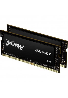 Пристрій для ноутбуків Kingston FURY 16 GB (2x8GB) SO-DIMM DDR4 3200 MHz Impact (KF432S20IBK2/16)