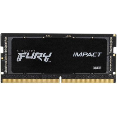 Пристрій для ноутбуків Kingston FURY 16 GB SO-DIMM DDR5 4800 MHz Impact (KF548S38IB-16)