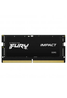 Пристрій для ноутбуків Kingston FURY 16 GB SO-DIMM DDR5 4800 MHz Impact (KF548S38IB-16)