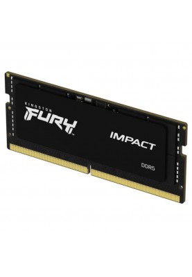 Пристрій для ноутбуків Kingston FURY 16 GB SO-DIMM DDR5 4800 MHz Impact (KF548S38IB-16)