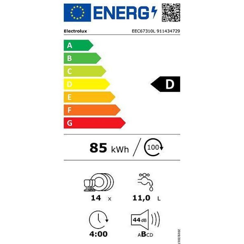 Посудомийна машина Electrolux EEC67310L