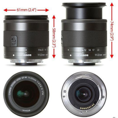 Ширококутний об'єктив Canon EF-M 11-22mm f/4-5,6 IS STM