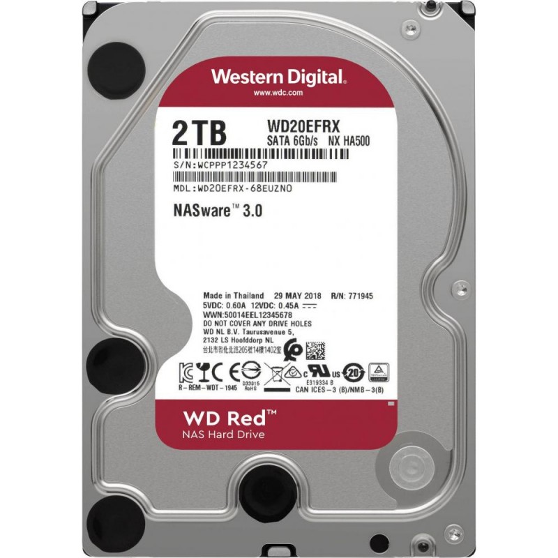 Жорсткий диск WD Red 2 TB (WD20EFAX)