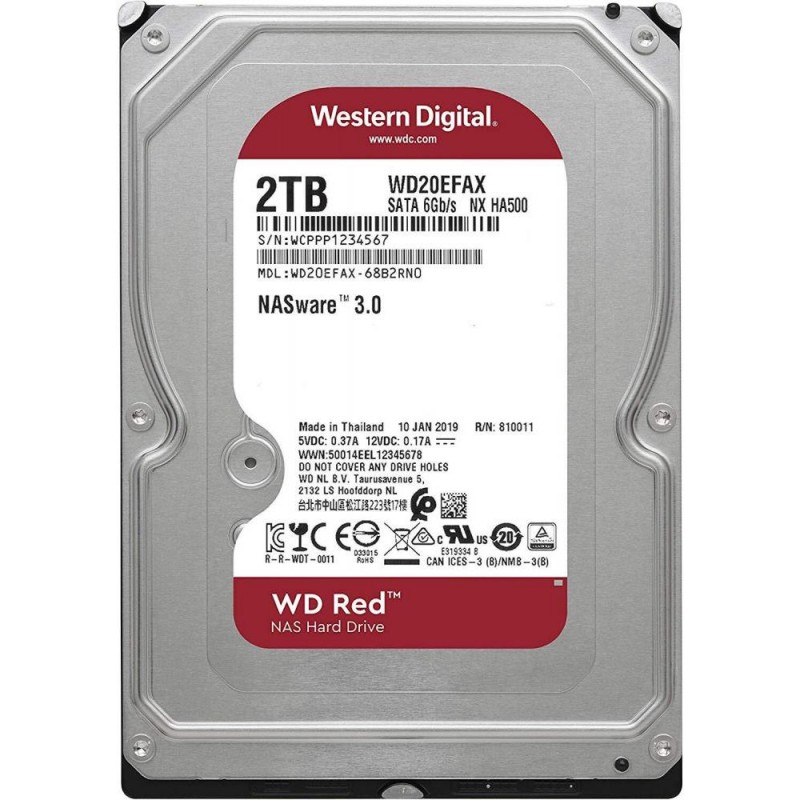 Жорсткий диск WD Red 2 TB (WD20EFAX)