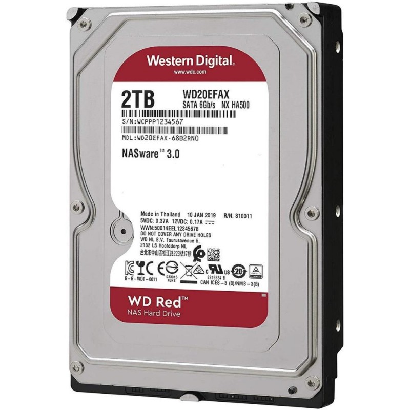 Жорсткий диск WD Red 2 TB (WD20EFAX)