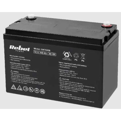 Акумулятор для ДБЖ Rebel power GEL 12V/100Ah (BAT0416)