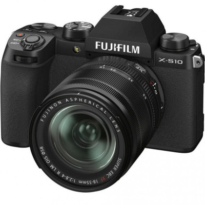 Бездзеркальний фотоапарат Fujifilm X-S10 kit (18-55mm) black (16674308)