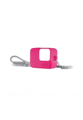 Чохол + ремінець GoPro Sleeve & Lanyard Electric Pink (ACSST-011)