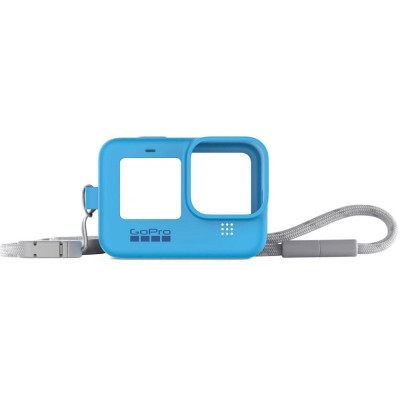 Чохол/кейс GoPro Sleeve&Lanyard Blue для HERO9 Black (ADSST-003)
