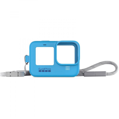 Чохол/кейс GoPro Sleeve&Lanyard Blue для HERO9 Black (ADSST-003)