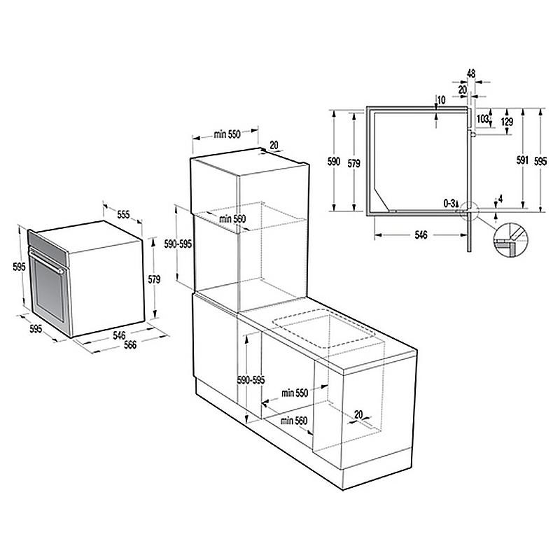 Духовка електрична Gorenje BO798S38BG