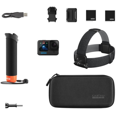 Екшн-камера GoPro HERO12 Black + Enduro + Head Strap + Handler Floating (CHDRB-121-RW)