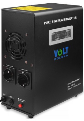 Гібридний ДБЖ/інвертор Volt Polska SINUS PRO 1000W 12/230V 700/1000W (3SP100012W) + Акумулятор для ДБЖ Volt Polska FM 12V 100Ah (6AKUXAG100)