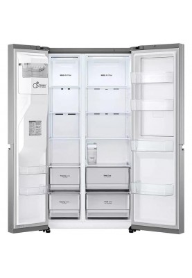 Холодильник із морозильною камерою LG GSJV71PZTE