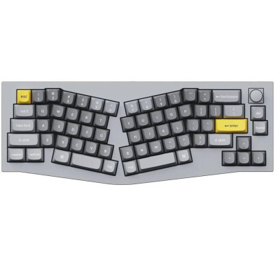Клавіатура Keychron Q8 100 Key QMK Gateron G PRO Red Hot-Swap RGB Knob Grey (Q8N1_KEYCHRON)