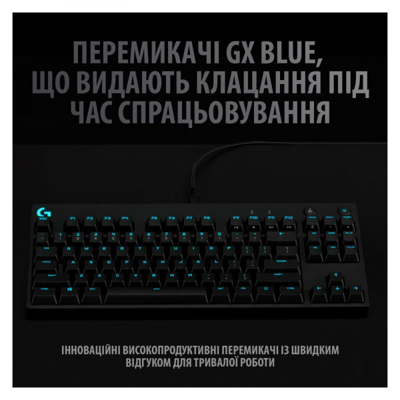 Клавіатура Logitech G PRO Mechanical Gaming USB (920-009392)