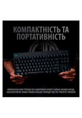 Клавіатура Logitech G PRO Mechanical Gaming USB (920-009392)