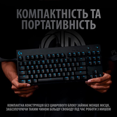 Клавіатура Logitech G PRO Mechanical Gaming USB (920-009392) Клавіатура Logitech G PRO Mechanical Gaming USB (920-009392)