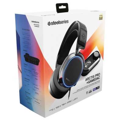 Комп'ютерна гарнітура SteelSeries Arctis Pro + GameDAC Black (61453)