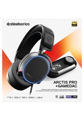 Комп'ютерна гарнітура SteelSeries Arctis Pro + GameDAC Black (61453)