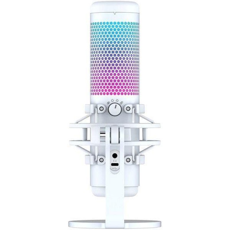 Мікрофон для ПК/для стрімінгу, подкастів HyperX QuadCast S White (519P0AA)