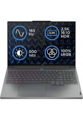 Ноутбук Lenovo Legion 7 16ARHA7 Storm Grey all-metal (82UH002TCK)