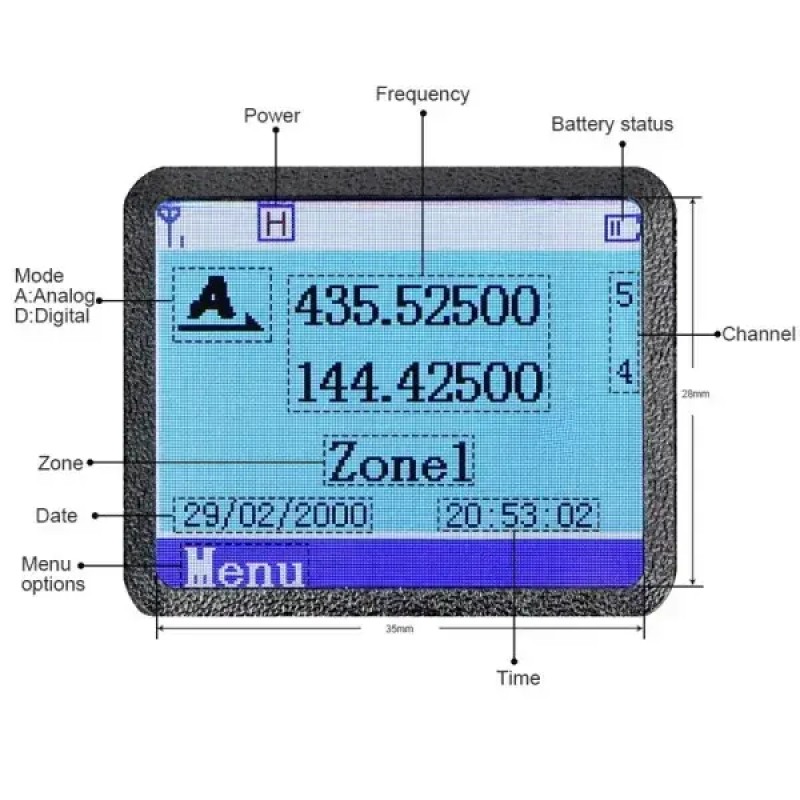 Рація Retevis RT3S black із ШИФРУВАННЯМ