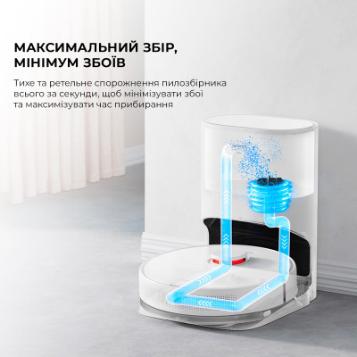 Робот-пилосос з вологим прибиранням Dreame D10 Plus (RLS3D)