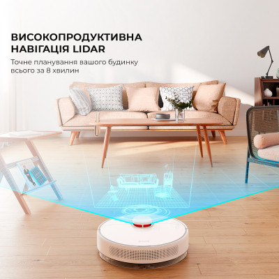 Робот-пилосос з вологим прибиранням Dreame D10 Plus (RLS3D)