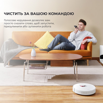 Робот-пилосос з вологим прибиранням Dreame D10 Plus (RLS3D)