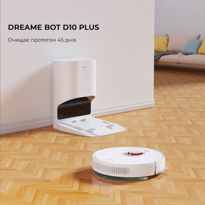 Робот-пилосос з вологим прибиранням Dreame D10 Plus (RLS3D)