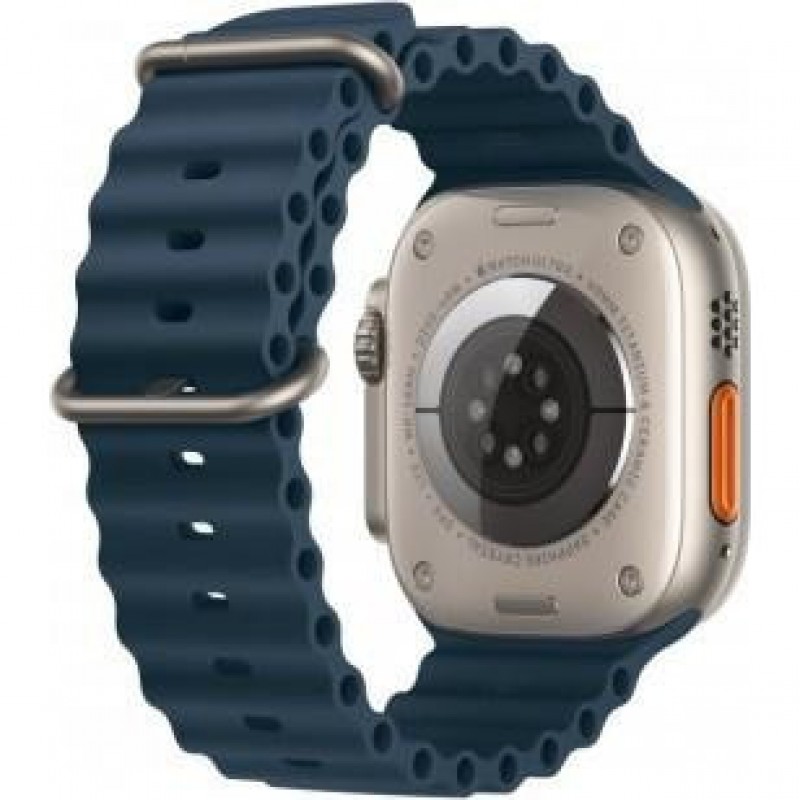 Смарт-годинник Apple Watch Ultra 2 GPS + Cellular 49mm Titanium Case with Blue Ocean Band (MREG3)