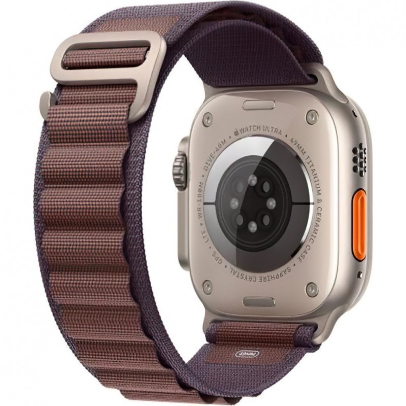 Смарт-годинник Apple Watch Ultra 2 GPS + Cellular 49mm Titanium Case with Indigo Alpine Loop-Medium (MRET3)