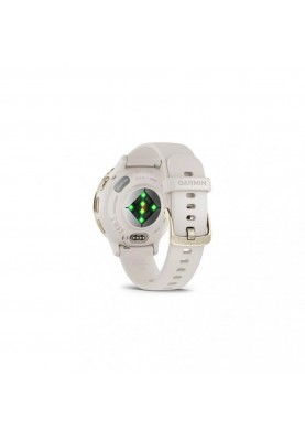 Смарт-годинник Garmin Venu 3S Soft Gold S. Steel Bezel with Ivory Case and S. Band (010-02785-04)