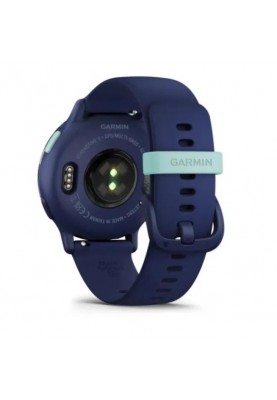 Смарт-годинник Garmin vivoactive 5 Металевий Navy Aluminum Bezel with Navy Case and Silicone Band (010-02862-12)