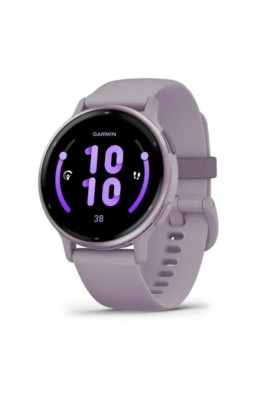 Смарт-годинник Garmin vivoactive 5 Metallic Orchid Aluminum Bezel with Orchid Case and Silicone (010-02862-13)