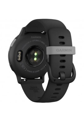 Смарт-годинник Garmin vivoactive 5 Slate Aluminum Bezel with Black Case and Silicone Band (010-02862-10)