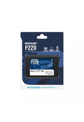 SSD накопичувач PATRIOT P220 1 TB (P220S1TB25)